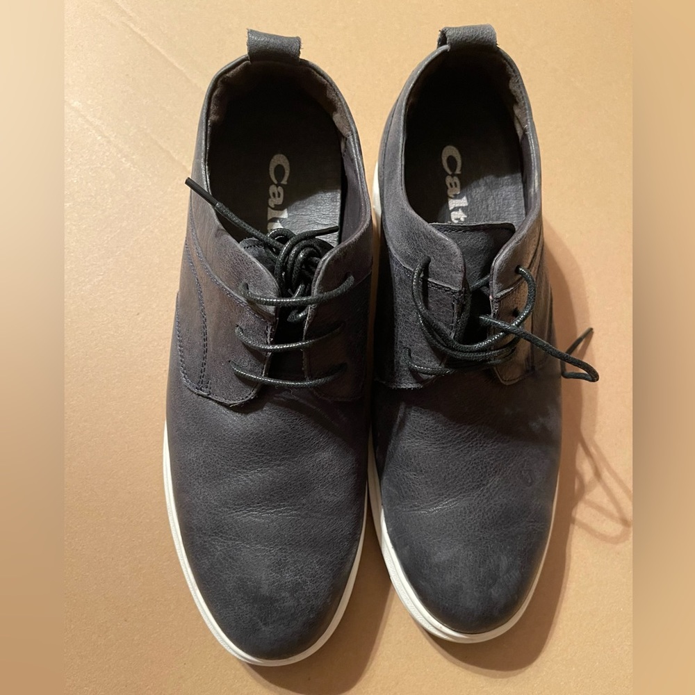 CALTO - size 10 -2.4 Inches Taller Height Increasing Elevator lace up Shoes